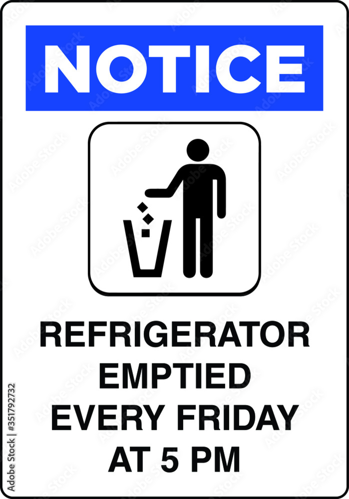 refrigerator empty every weekend Friday refrigerator empty every weekend Friday