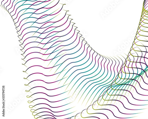 Abstract background blend wave line design for Wallpaper, Banner, Background, Card, Book Illustration, landing page