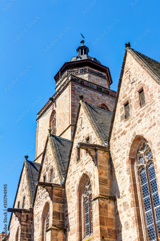 Evangelische Walpurgiskirche in Alsfeld im mittelhessischen Vogelsbergkreis