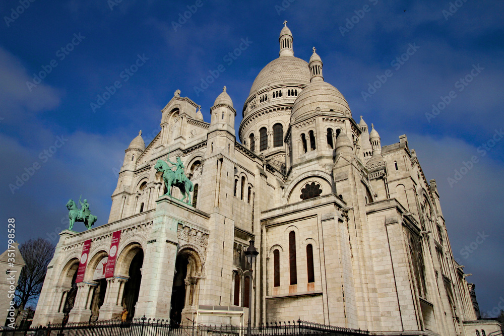 Basilique du Sacre-Coeur in Paris, France