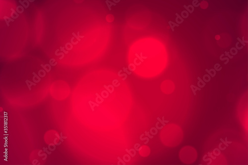 elegant blurry red bokeh lights background design