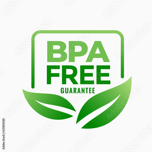 bpa free bisphenol-a and phthalates guarantee label design