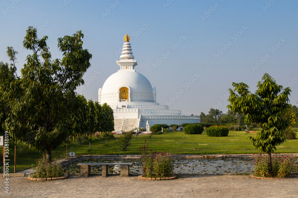 World Peace Pagoda lumbini Nepal World Peace Pagoda lumbini Nepal