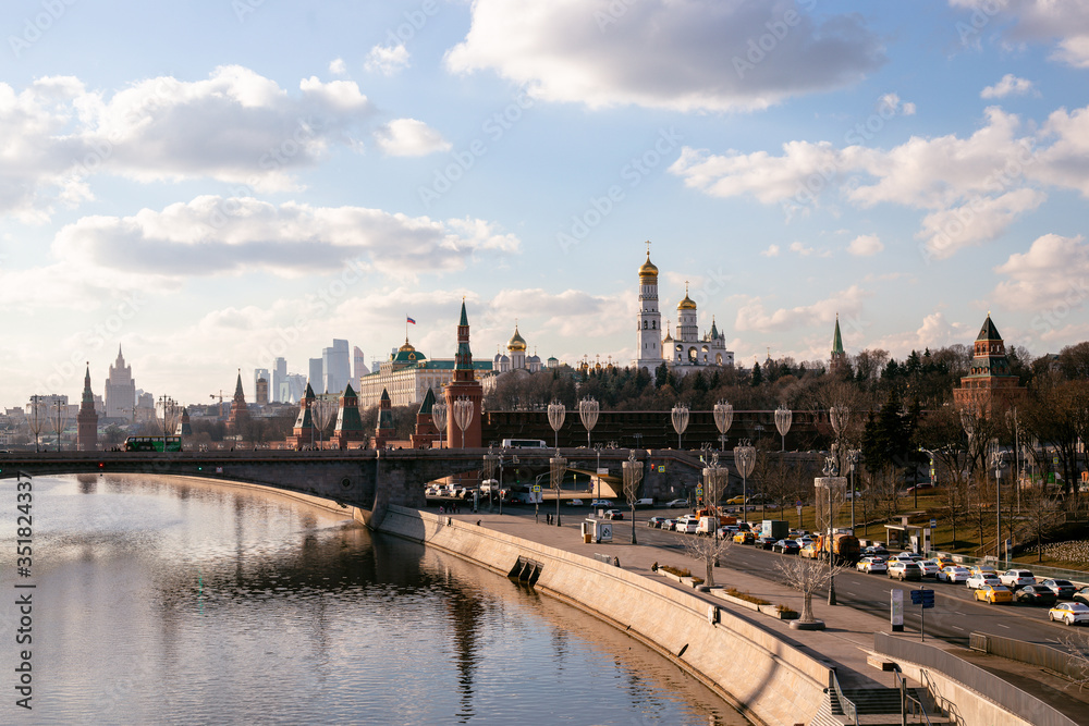 View of the Kremlin MOSCOW, Russia, February 21, 2020