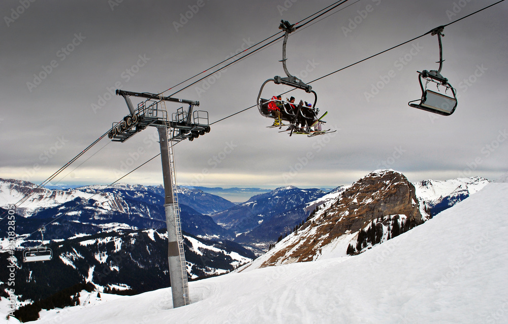 Morzine Les Gets Portes Du Soleil French Alps France Morzine Les Gets Portes Du Soleil French Alps France