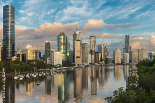 Brisbane Skyline at Dawn
