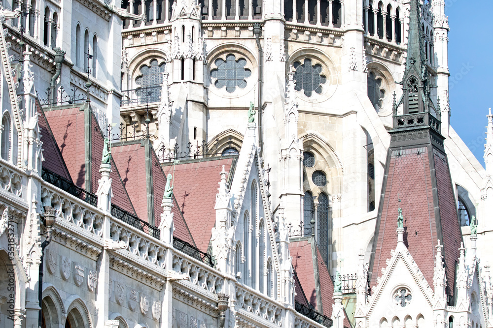 Obraz premium Parlament of Budapest, Hungary.