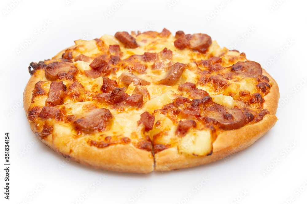 Pizza isolated on white background. Pizza isolated on white background.