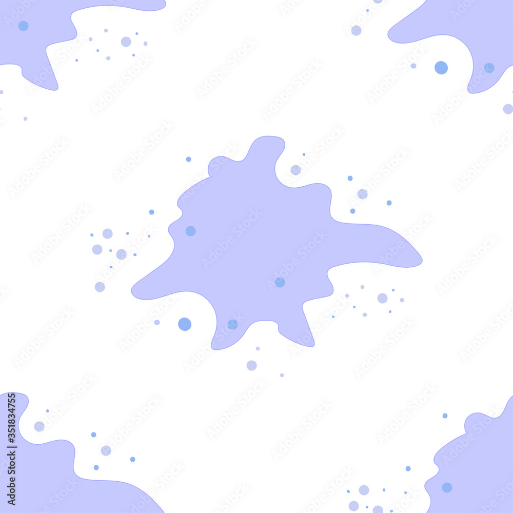 Obraz premium Seamless vector pattern of different form colorful shapes. Abstract background for prints, wallpaper, stationery, textile, scrapbook, web,