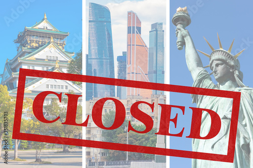 Closing different countries...