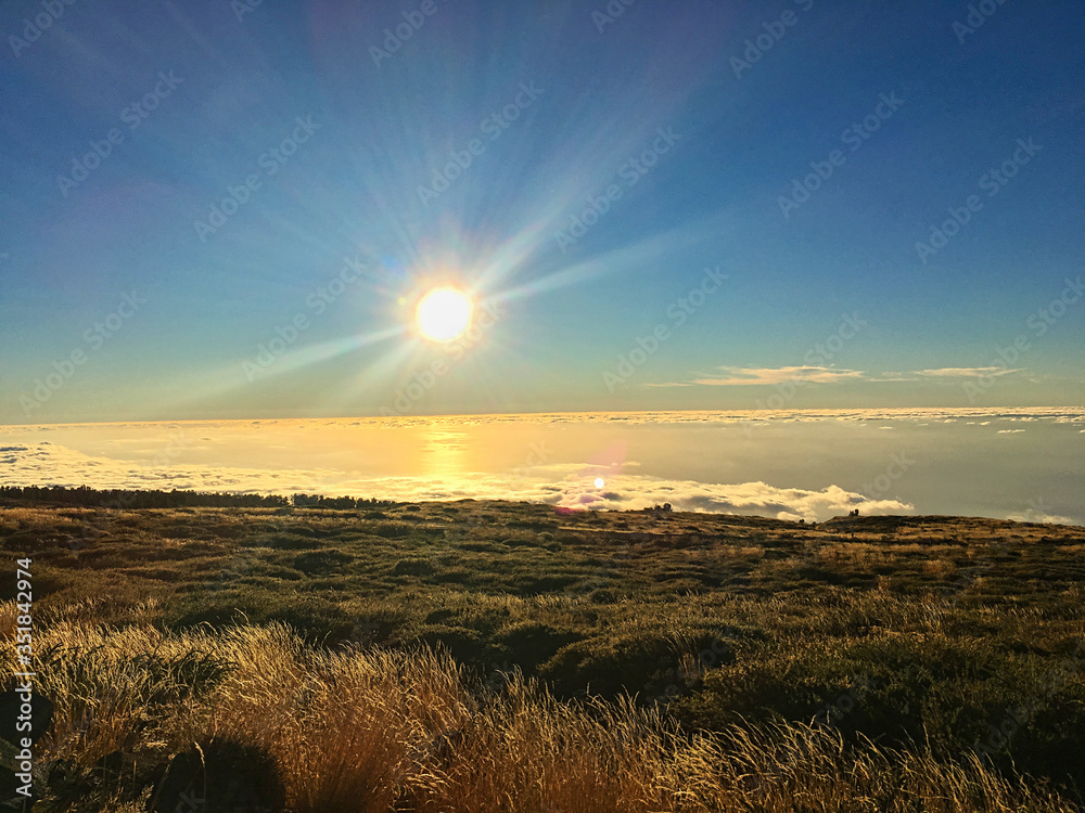 Obraz premium La Palma Sonnenuntergang