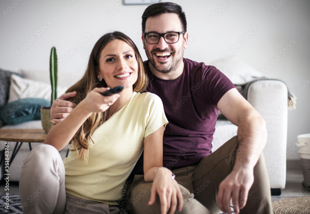 Fototapeta premium It's time for a romantic movie.