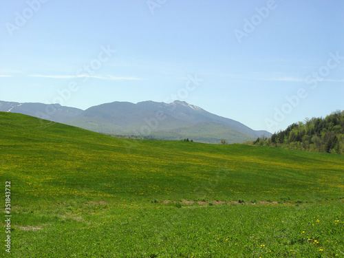 Mt. Mansfield in May in Vermont