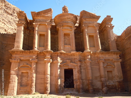 Temple in Petra, Jordan