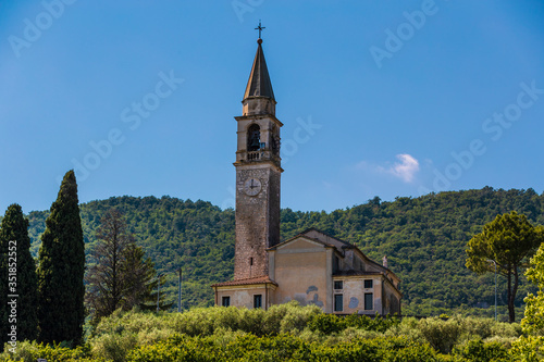 The church of San Giorgio (15th century) in the Berici Hills