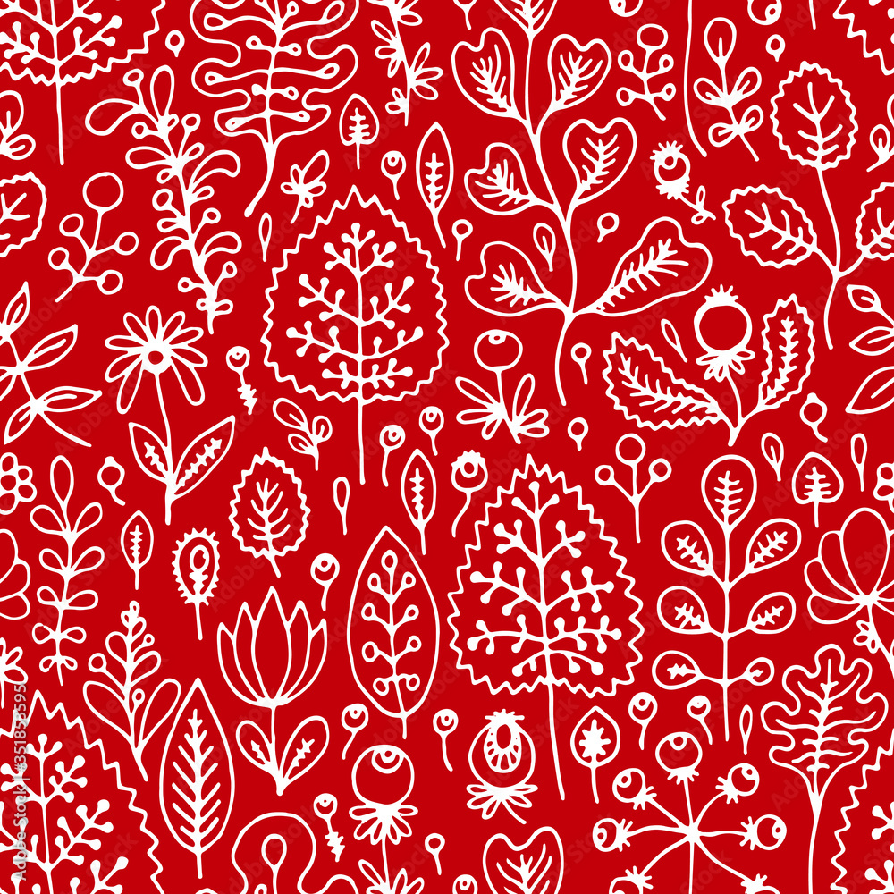 seamless pattern with flowers