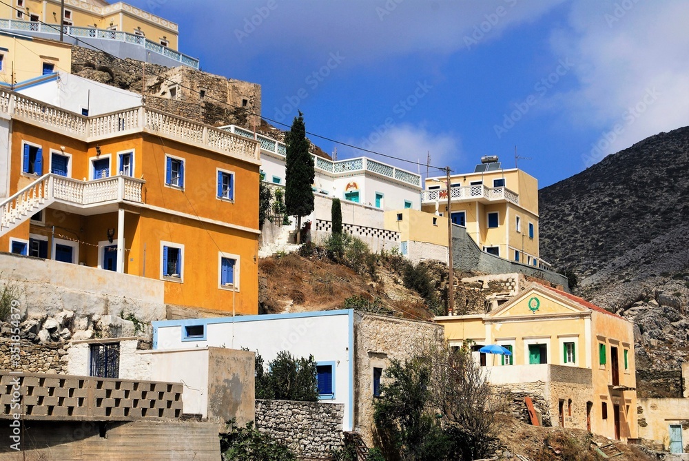 Greece, Karpathos island, the village of Olympos.