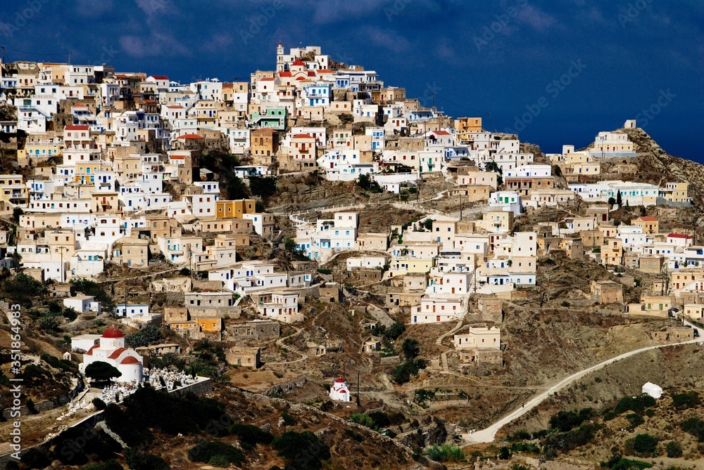 Greece, Karpathos island, the village of Olympos.