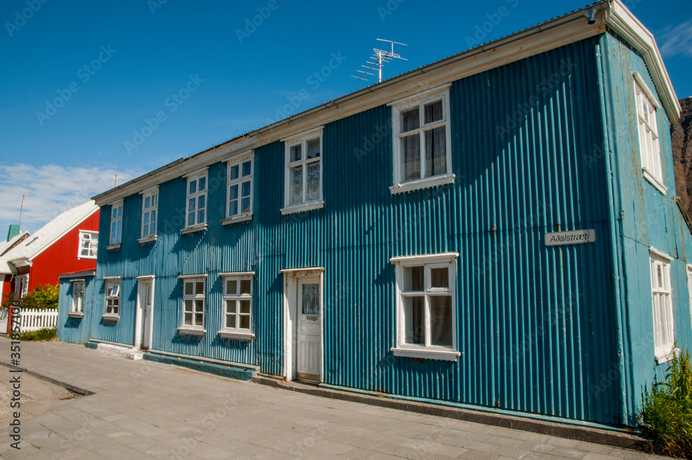 colorful fisher huts