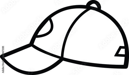 hat or cap icon vector illustration