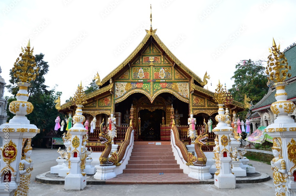 Beautiful temple in Chiang Rai