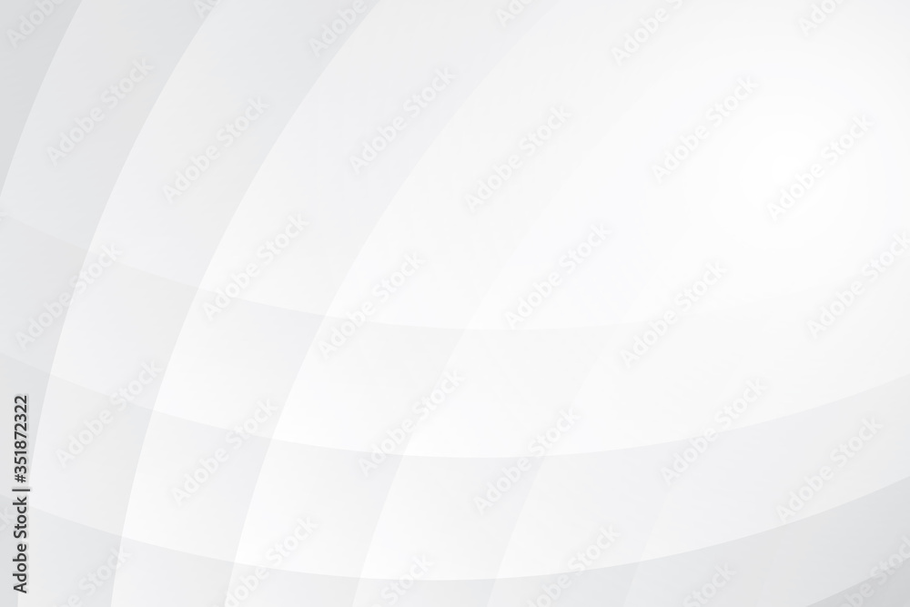 Fototapeta premium Abstract geometric white and gray color background. Vector, illustration.