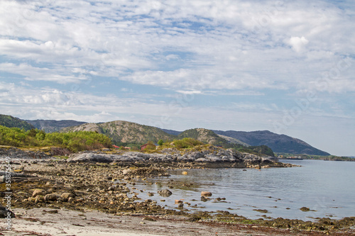 Felsstrand an der Atlantikküste