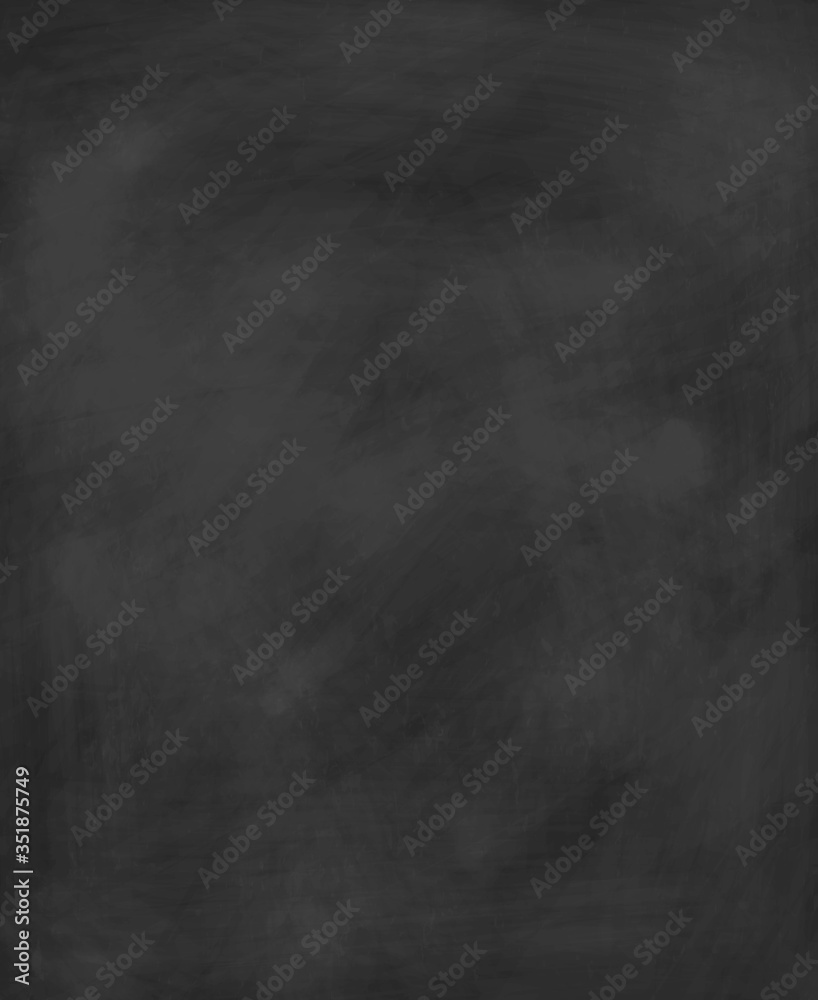Clean school vertical chalkboard texture vector illustration. Realistic and detailed blackboard flat style design. Chalk board equipment for fully education concept