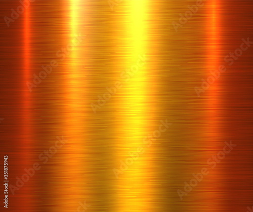 Metal gold texture background, golden brushed metallic texture plate.