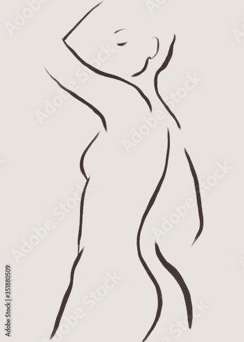 Woman lines Minimalism 