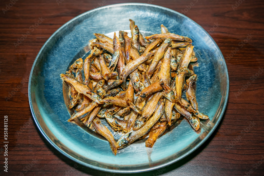 Deep Fried Fish on a plate Deep Fried Fish on a plate