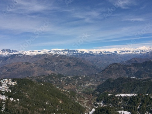 view of the Himalayan mountains