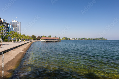 Wallpaper Mural beautiful view over the Lake Constance coast in rorschach, switzerland Torontodigital.ca