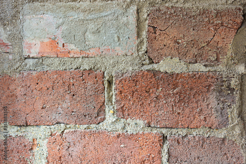 Red brick wall Red brick wall