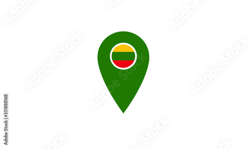 Lithuania Location pin map navigation label symbol Free Download Lithuania Location pin map navigation label symbol - GFXLoad