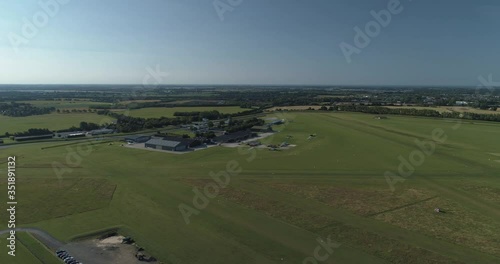 Full showcase of Goodwood Airport, England, UK from above photo