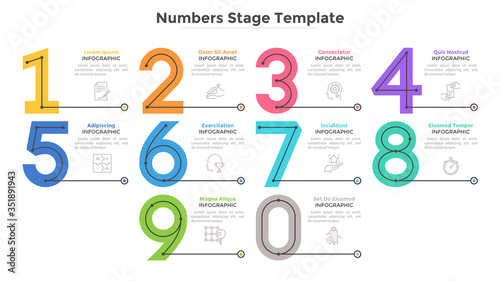 Modern Infographic Template photo