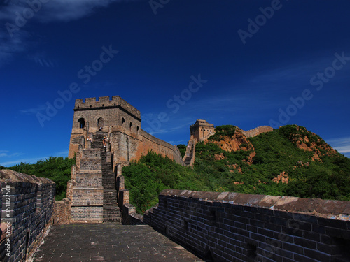 Watchtower on the Grea Wall of China  Simatai  China