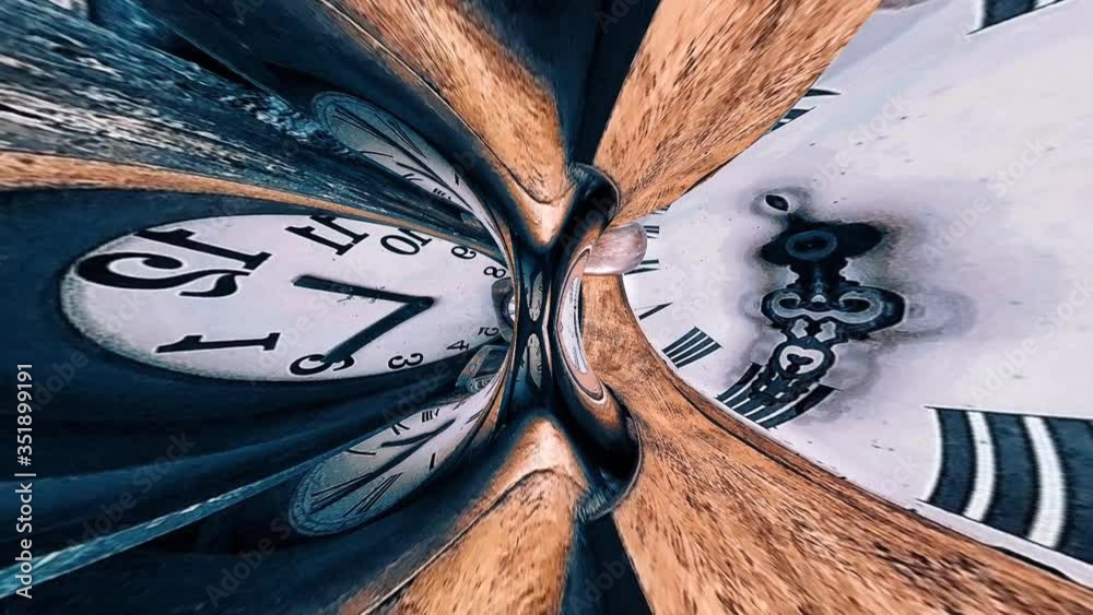 Confusing 3D clock which will confuse you and take you in another world