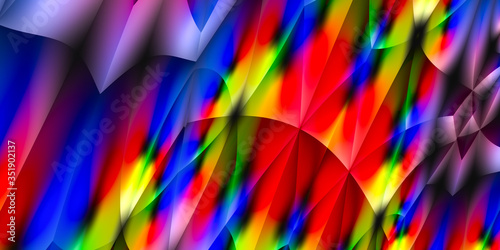 Abstract colorful fractal beauty background, geometric wallpaper