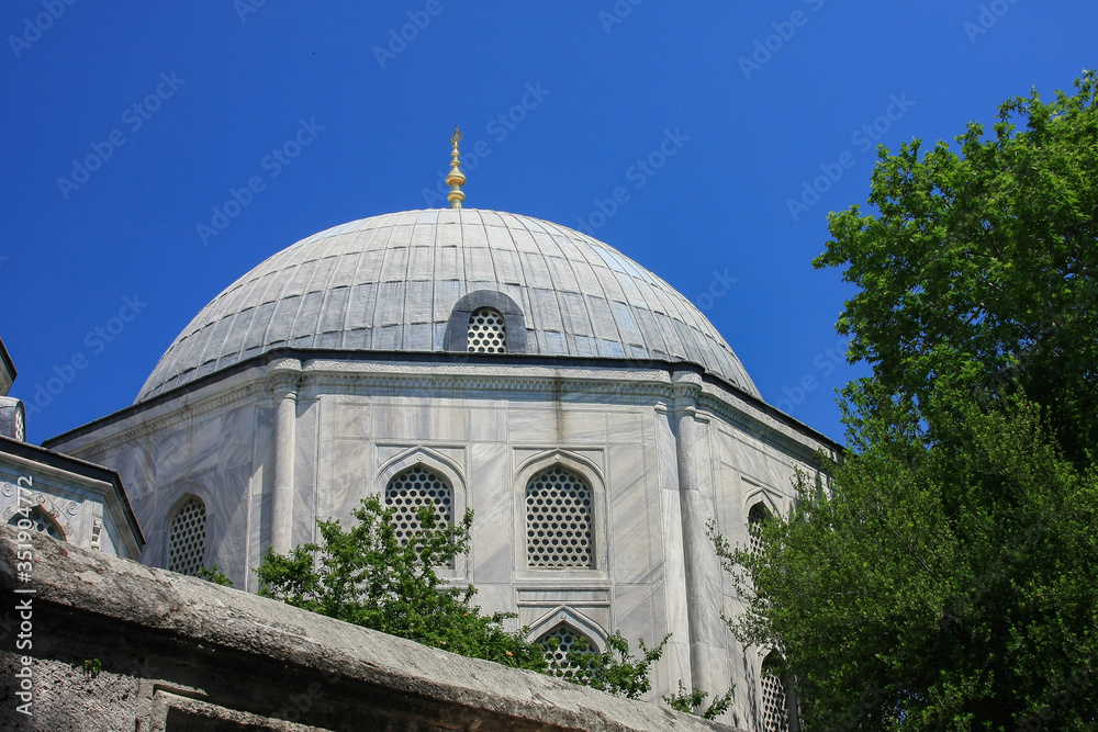 the mosque in istanbul turkey