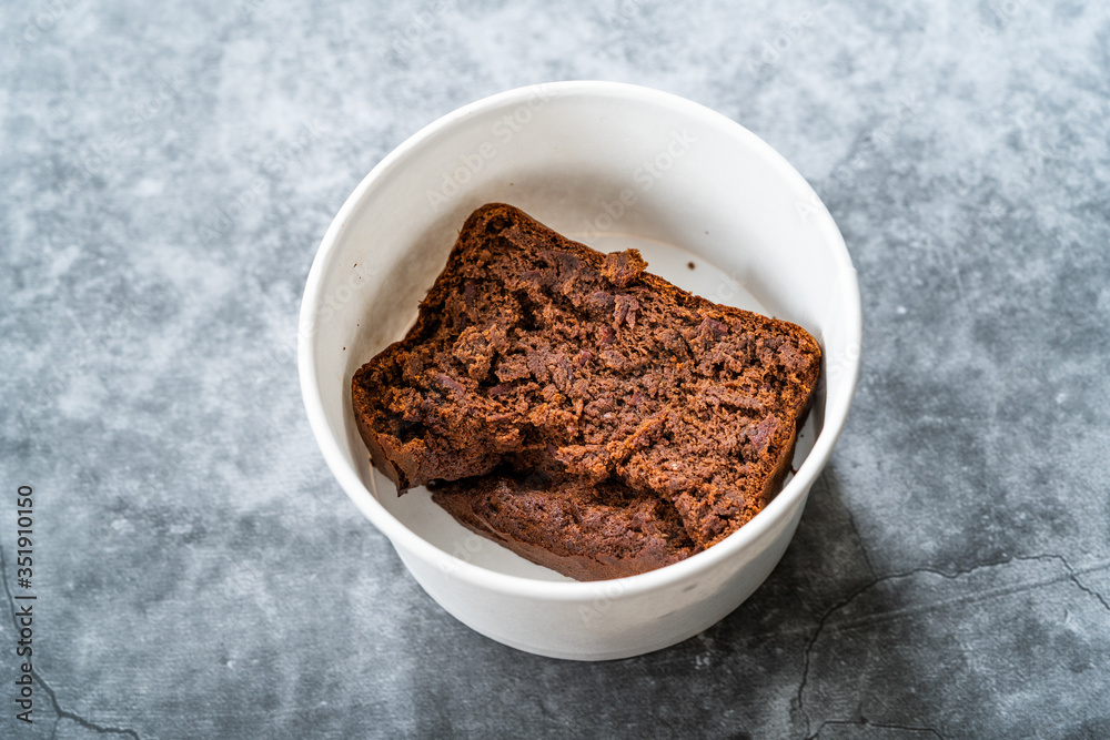 Take Away Healthy Organic Homemade Vegan Dessert Mexican Brownie with Kidney Beans. Gluten Free and No Sugar Free in Plastic Box Package Container. Take Away Healthy Organic Homemade Vegan Dessert Mexican Brownie with Kidney Beans. Gluten Free and No Sugar Free in Plastic Box Package Container.