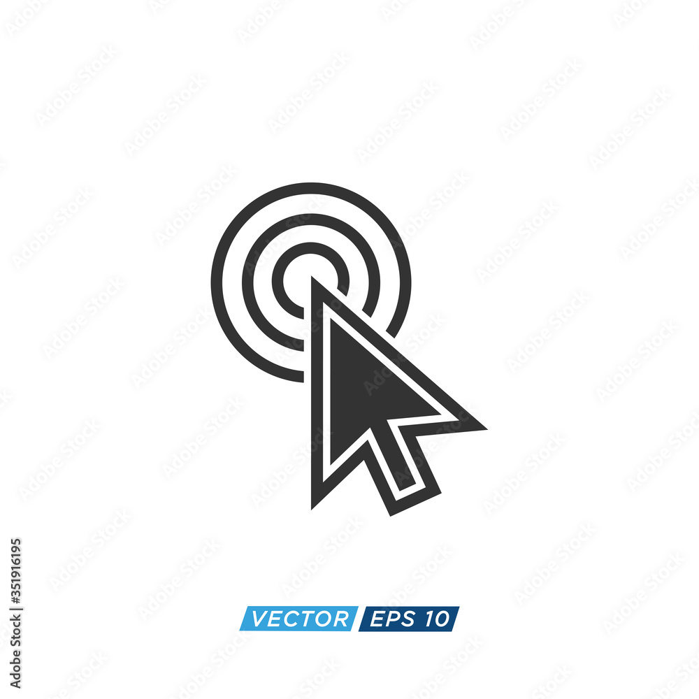 Pointer or Cursor Sign Icon Design Vector Pointer or Cursor Sign Icon Design Vector