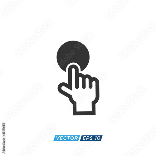 Pointer or Cursor Sign Icon Design Vector