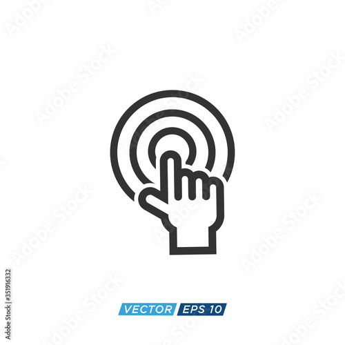 Pointer or Cursor Sign Icon Design Vector