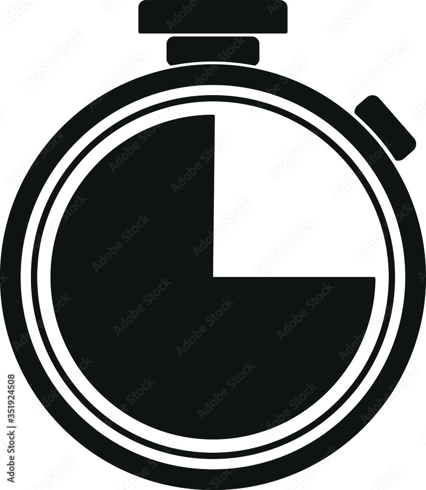 stopwatch icon vector Eps10
