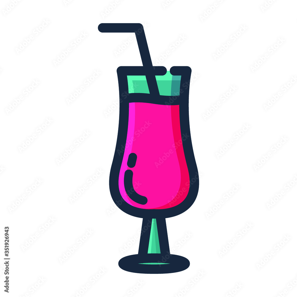 Juice Vector Icon. Summer Vacation Outline Style
Juice Vector Icon. Summer Vacation Outline Style