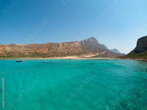 Famous Balos island in Greece