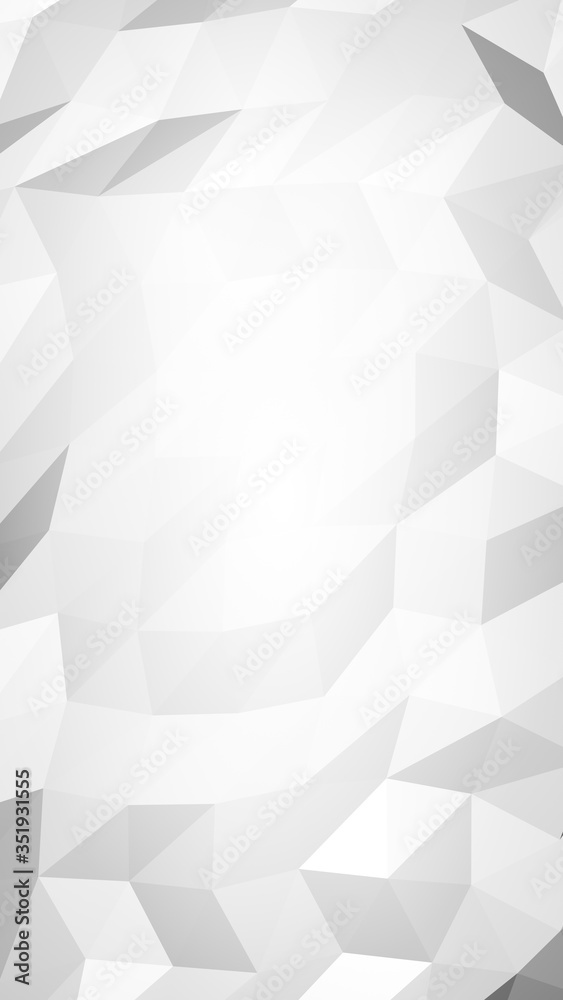 White abstract background. Lowpoly backdrop. Crumpled paper. 3D illustration White abstract background. Lowpoly backdrop. Crumpled paper. 3D illustration