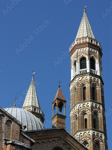 Padua, Italy, Basilica of Sant' Antonio, Towers, Detail © Fred